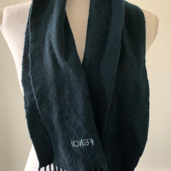 Fendi Deep Navy Blue Scarf - Picture 2 of 3